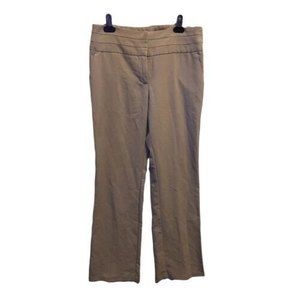 Papaya Womens khaki beige pants suit work professional Dress pants size medium